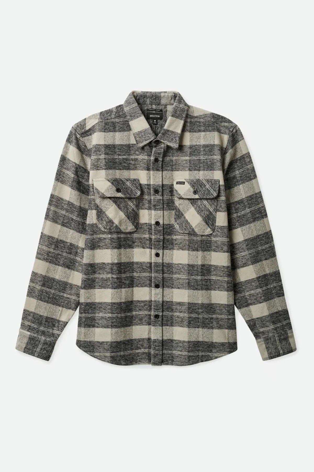 Brixton Bowery Heavy Weight Flannel Black/Charcoal