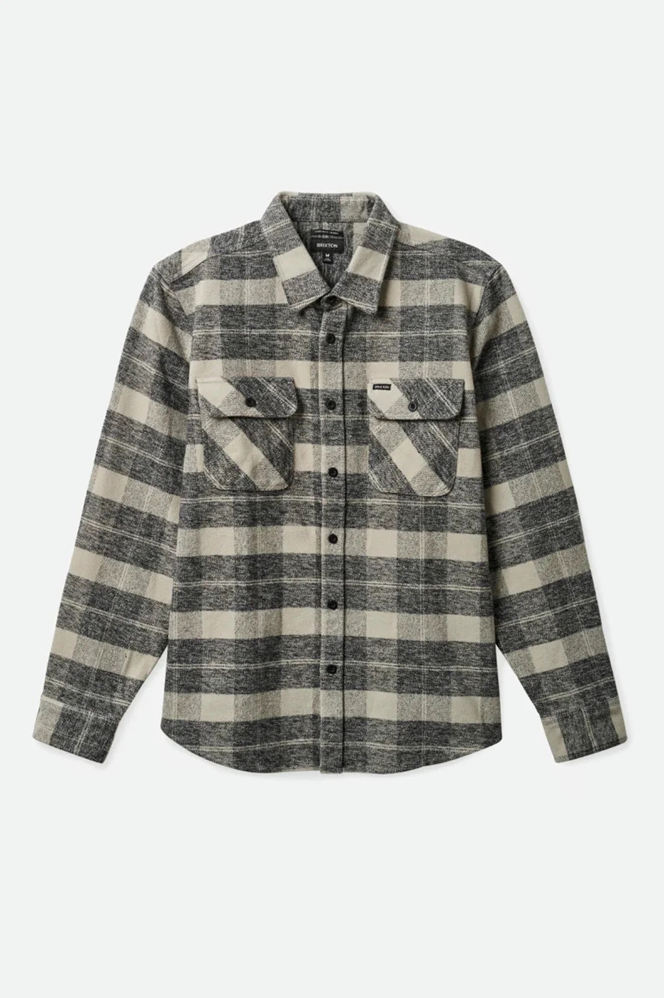 Brixton Bowery Heavy Weight Flannel Black/Charcoal
