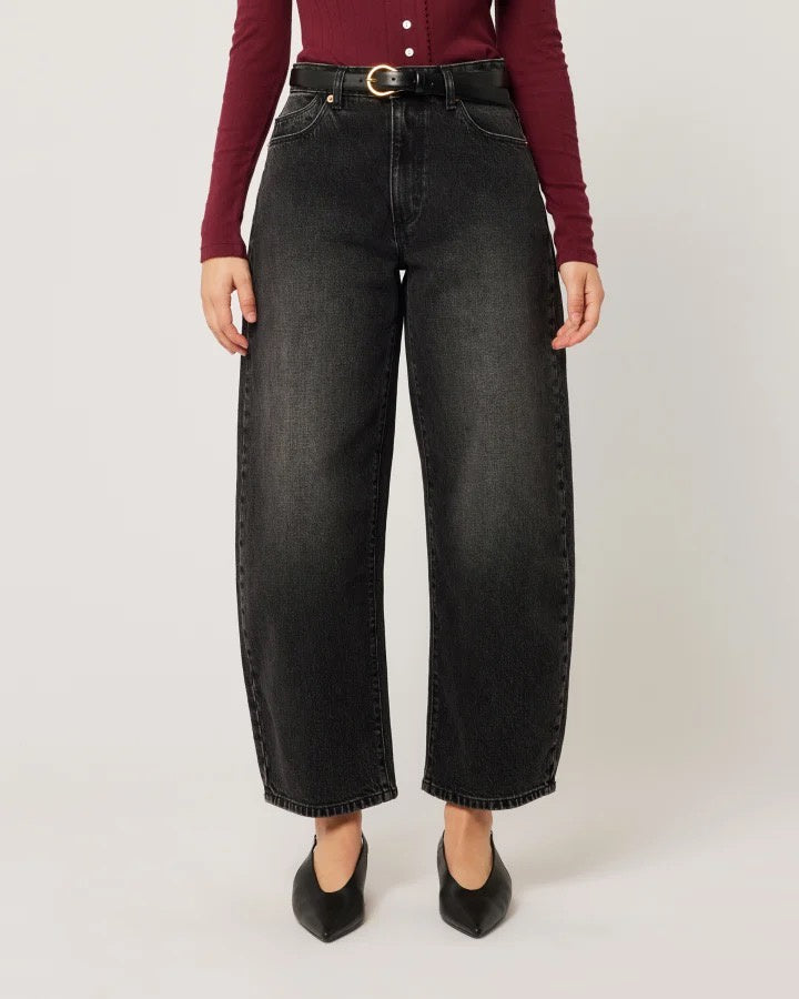 Rollas Gigi Barrel Jean 80s Black