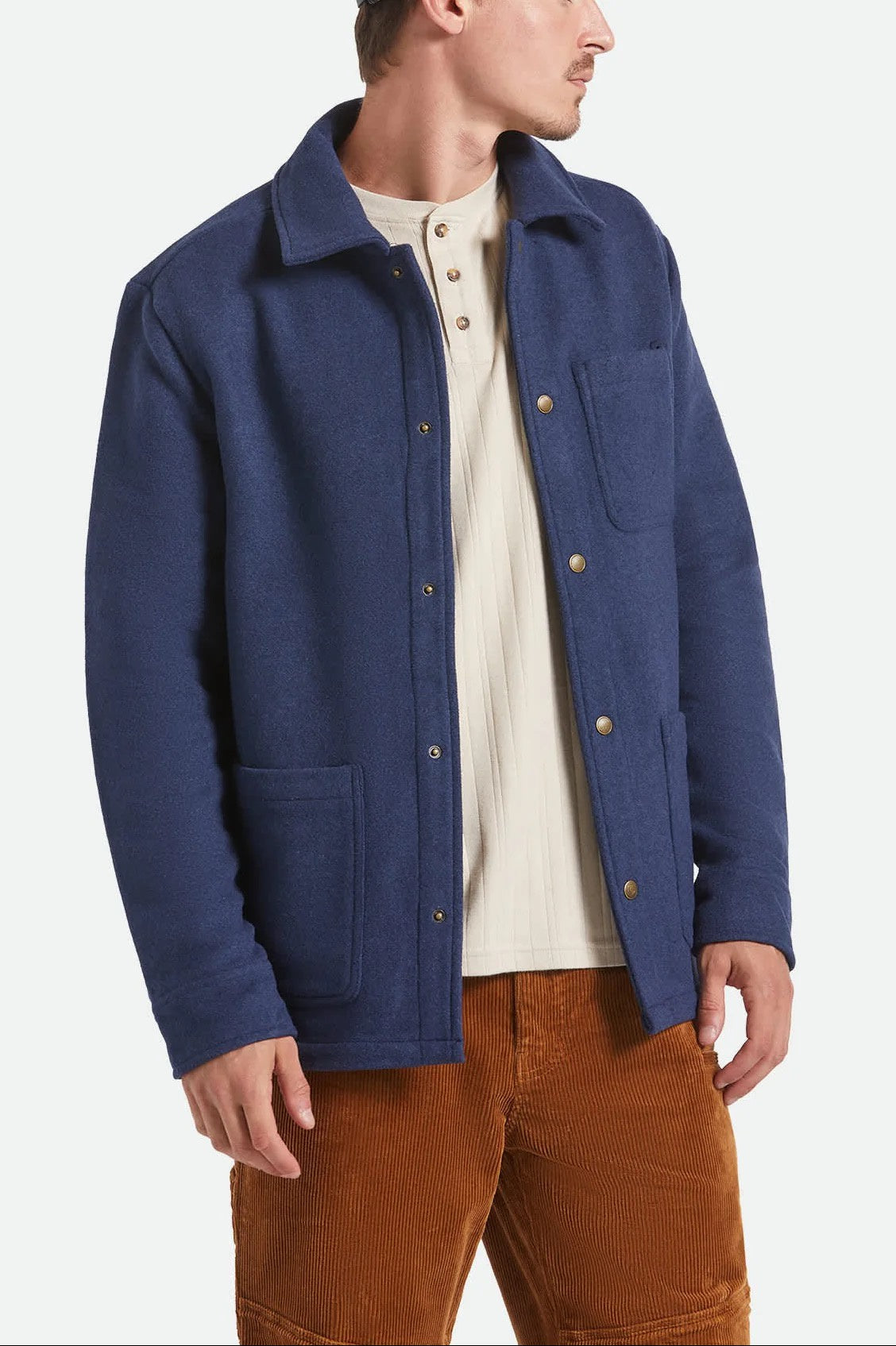 Brixton Shop Chore Coat Mood Indigo