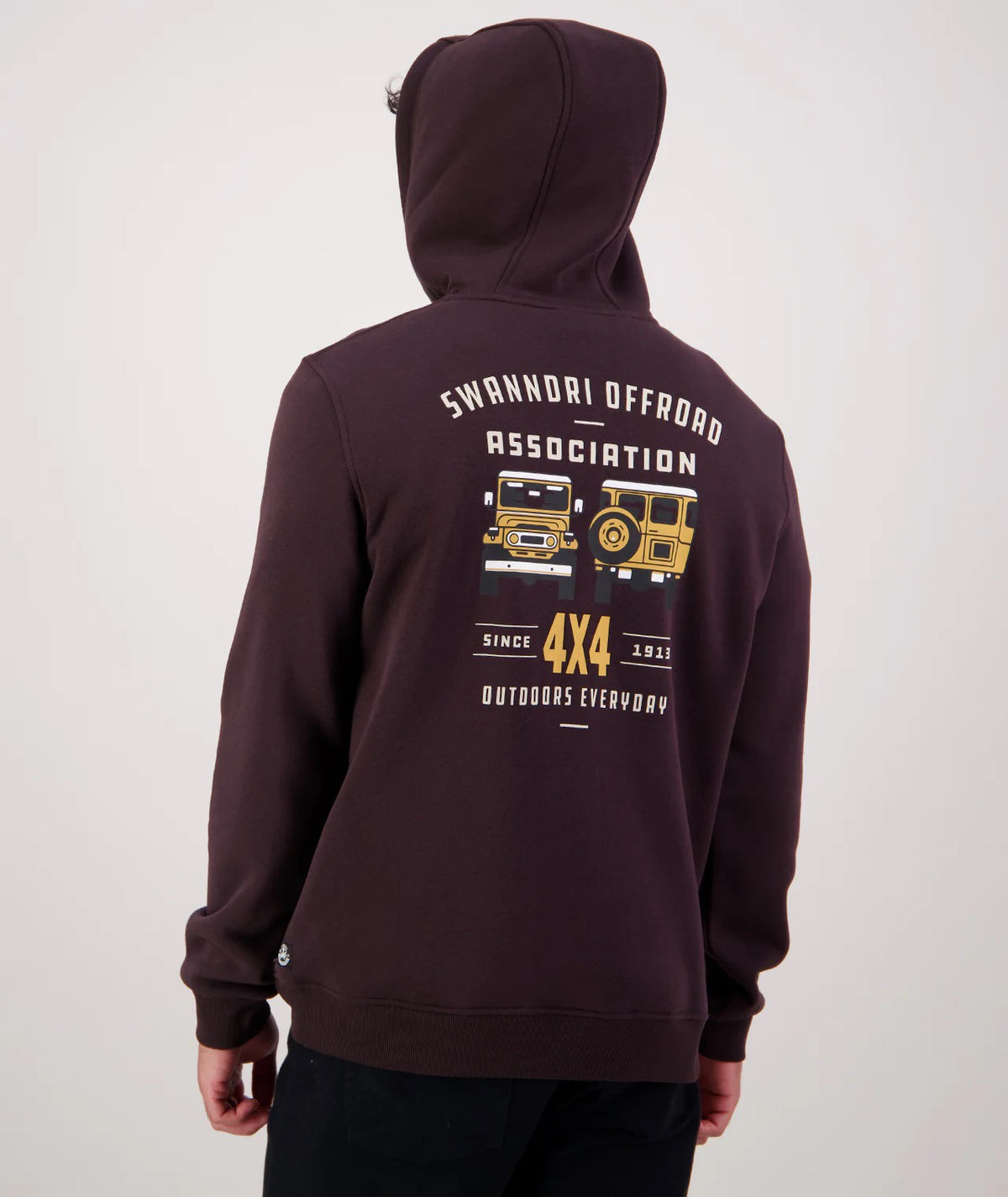 Swanndri 4X4 Association Mens Hoodie Espresso