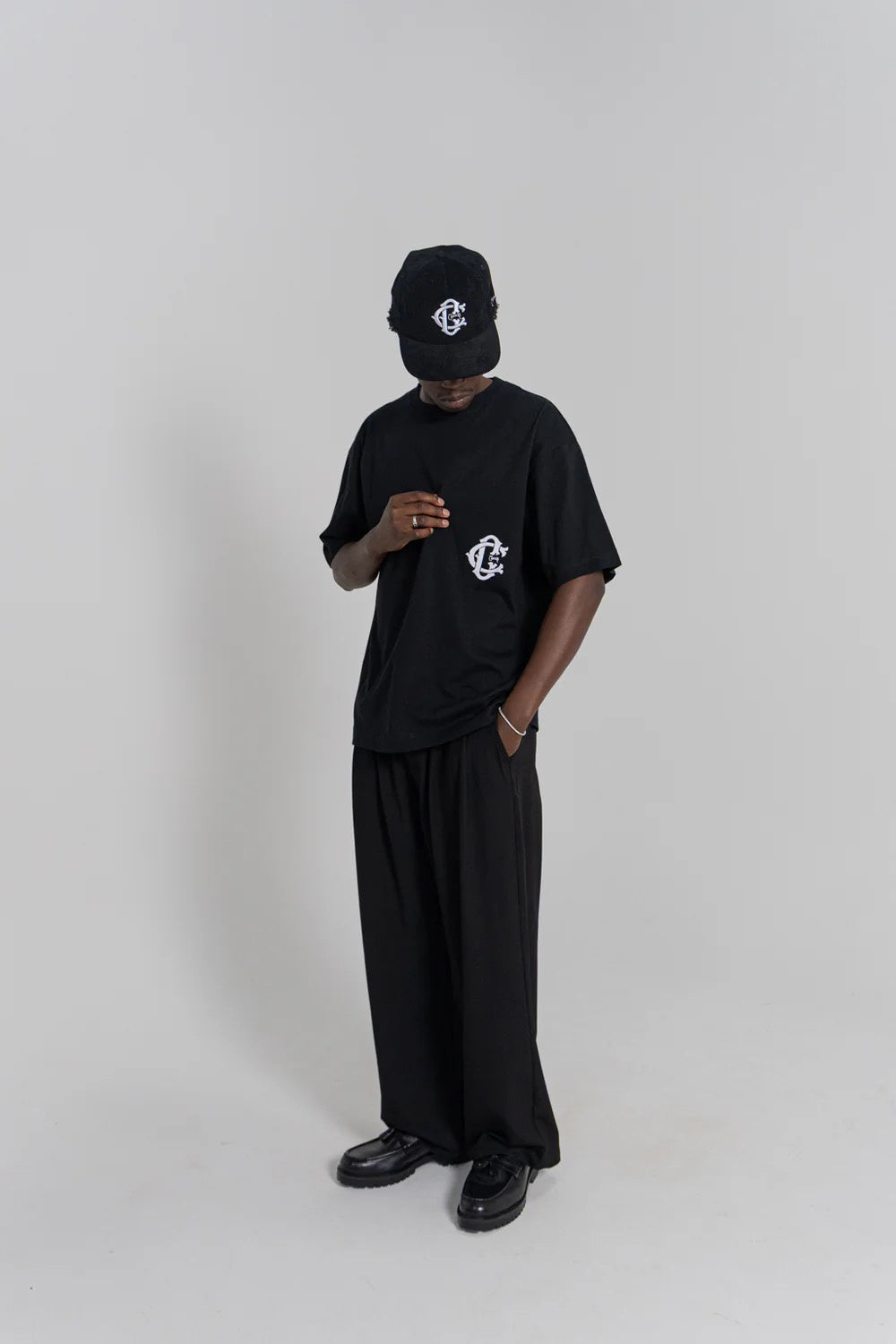 Crate Mono Box Fit T-Shirt Black