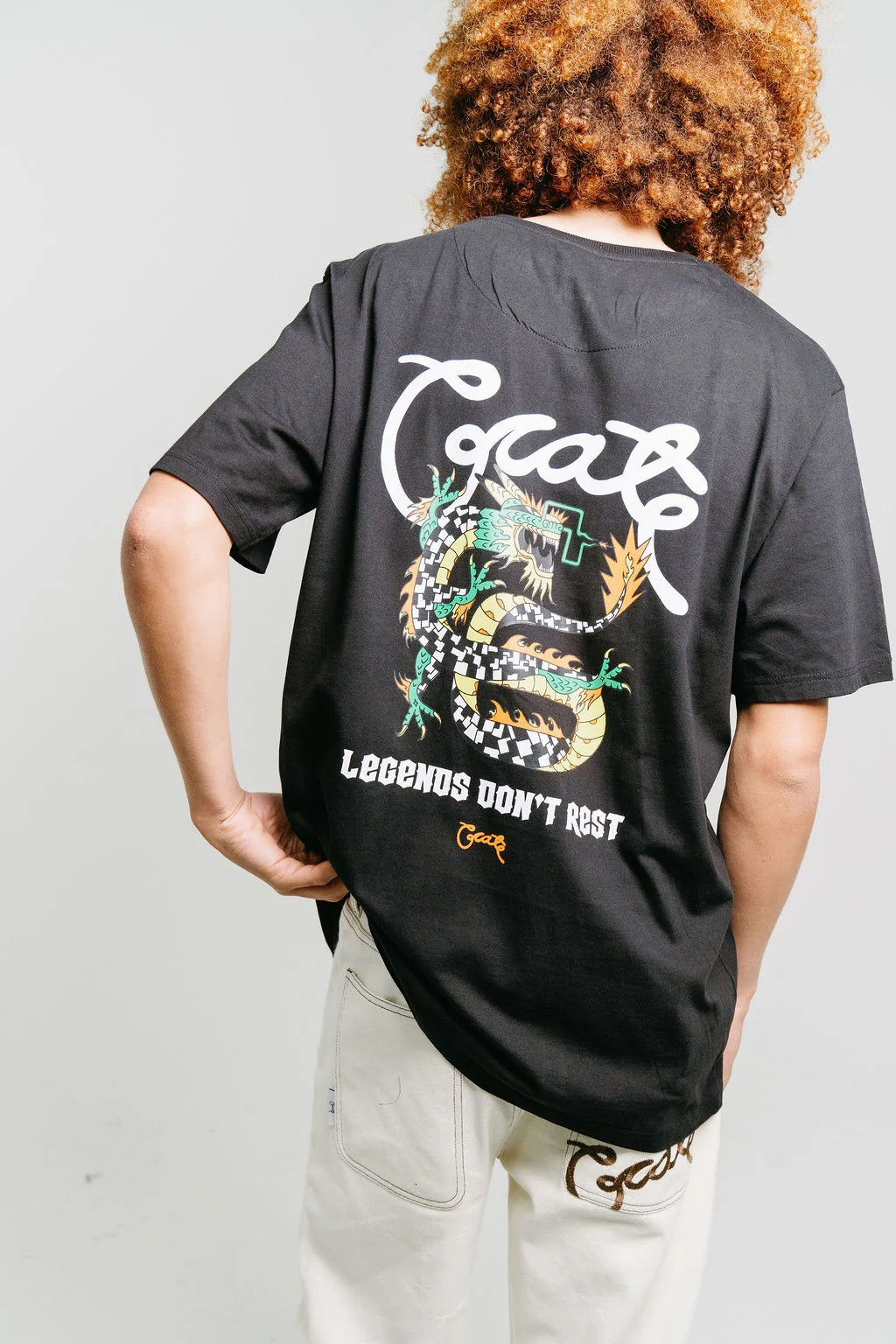 Crate Legends Scripted T-Shirt Black