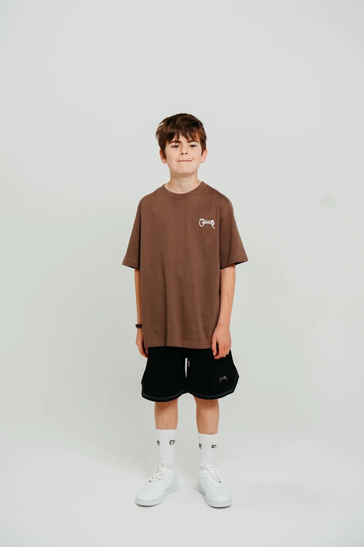 Crate Kids Scripted Box Fit T-Shirt Chia