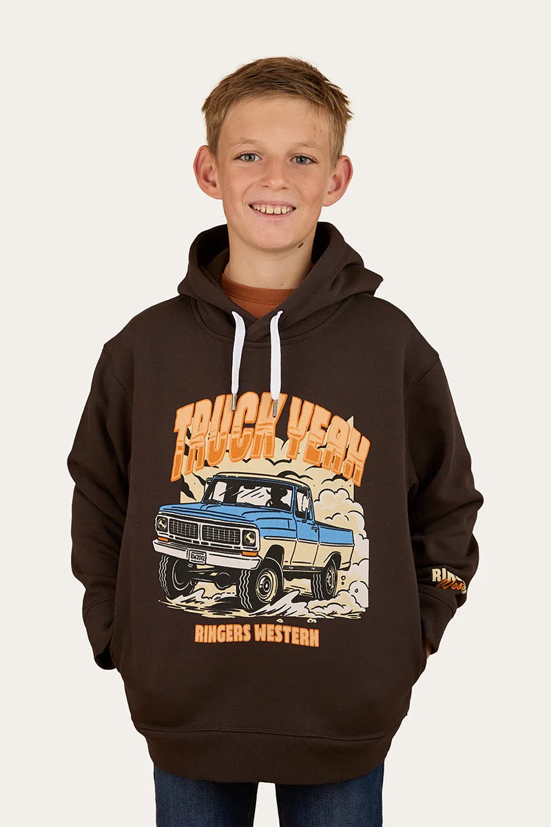 Ringers Western  Truck Yeah Boys Oversized Pullover Hoodie