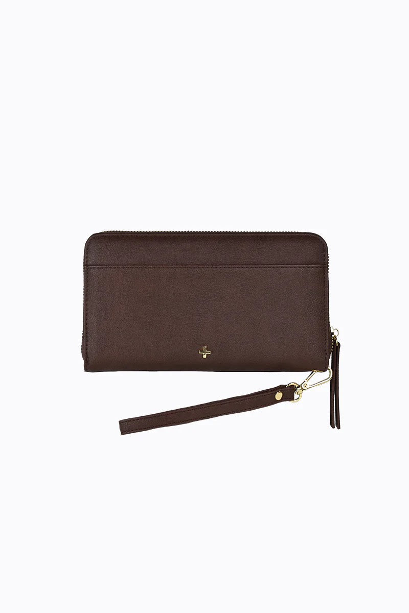 Peta + Jain Madeline Wallet - Chocolate