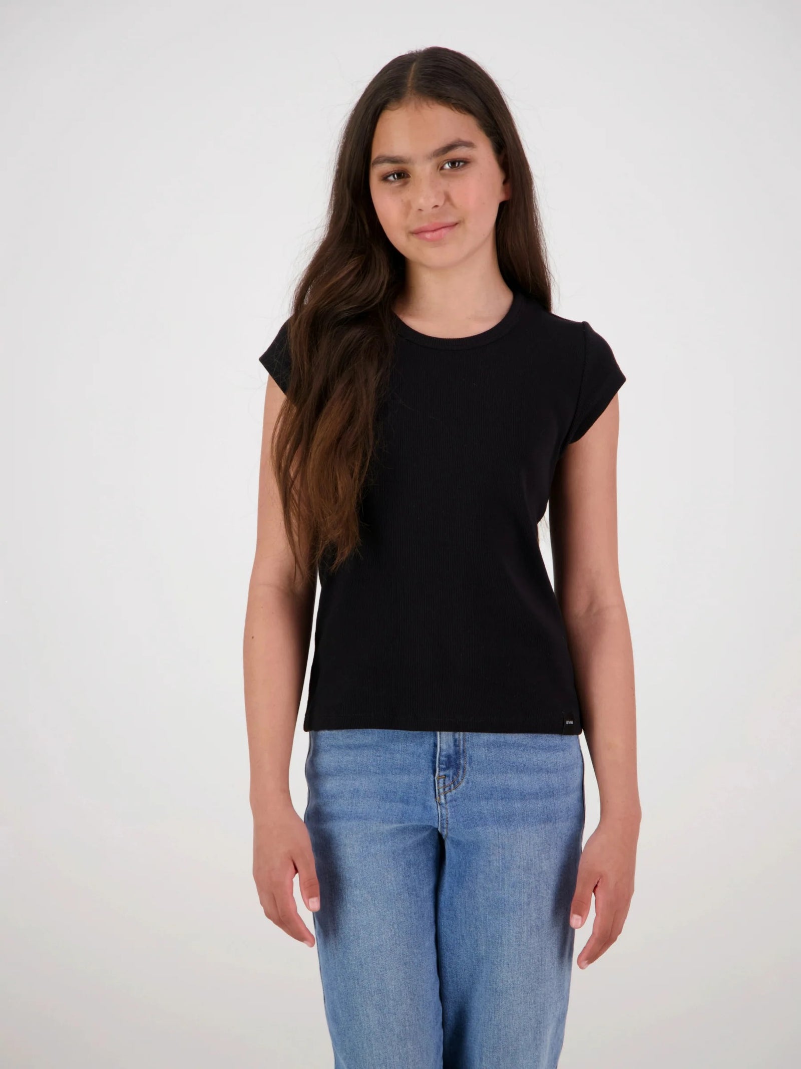 &Wild Coco Cap Sleeve Tee Black