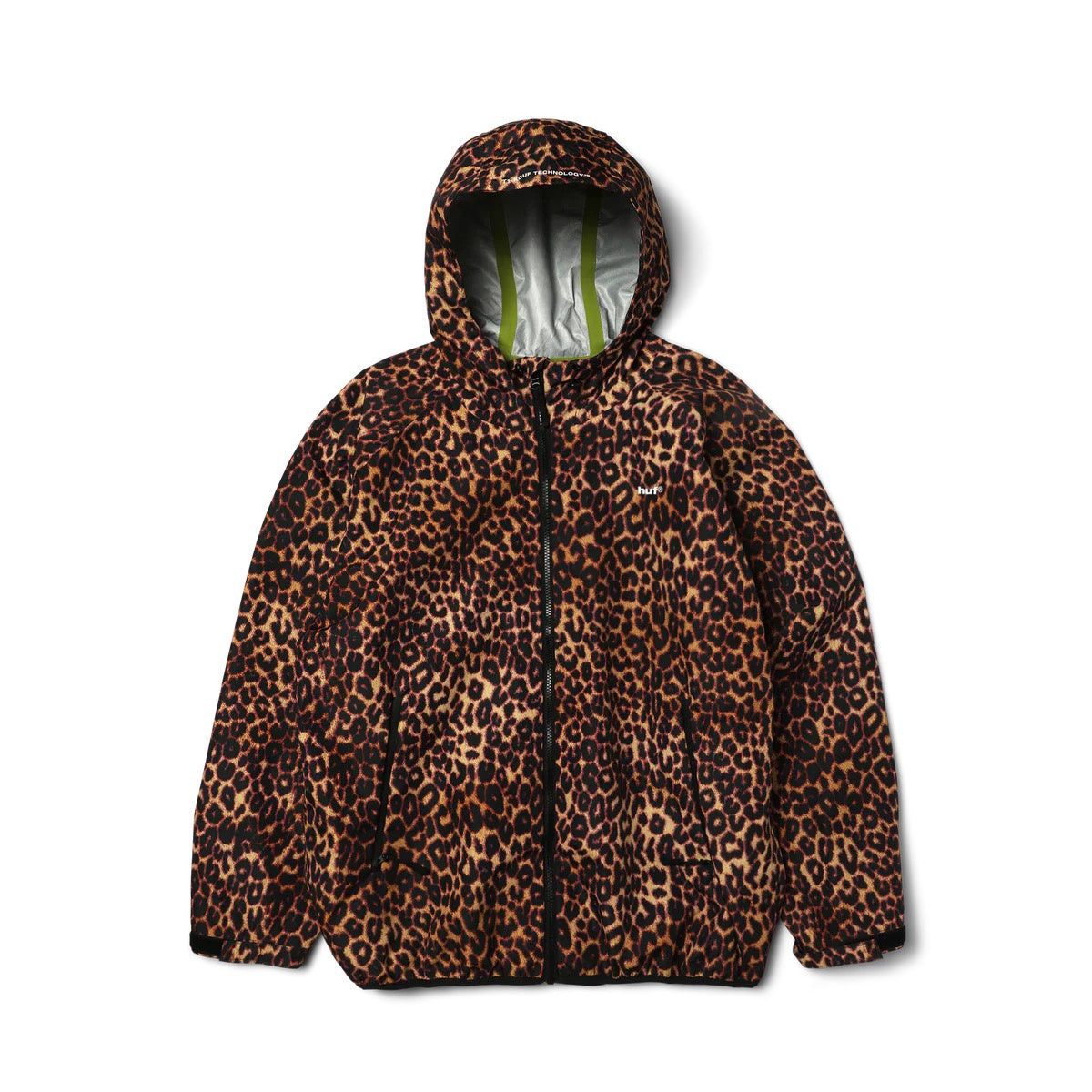 HUF Rainer Printed Shell Jacket Brown