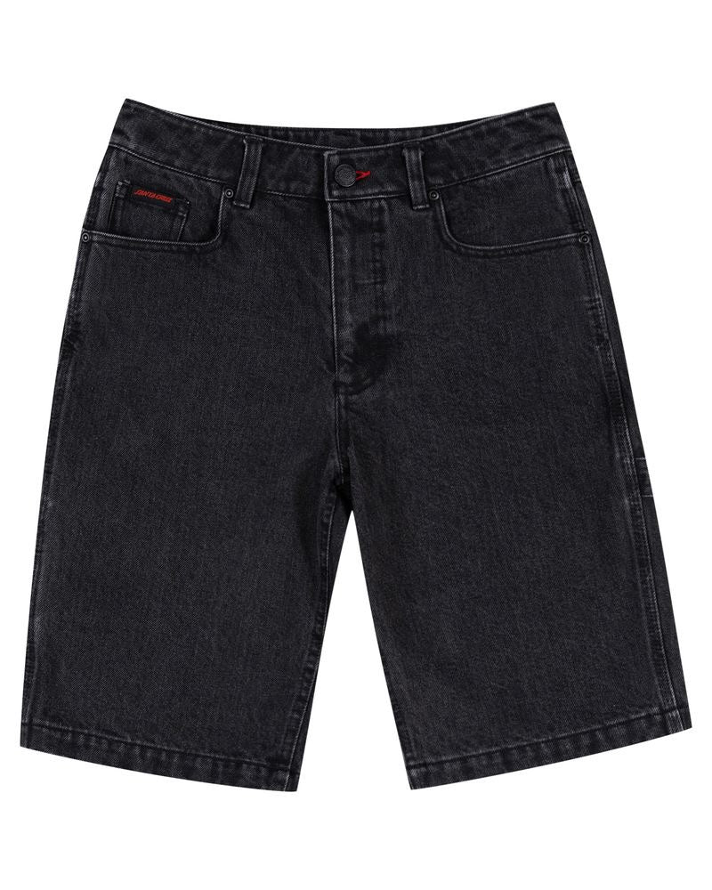 Santa Cruz Youth Crossbone Dot Mono Jean Short