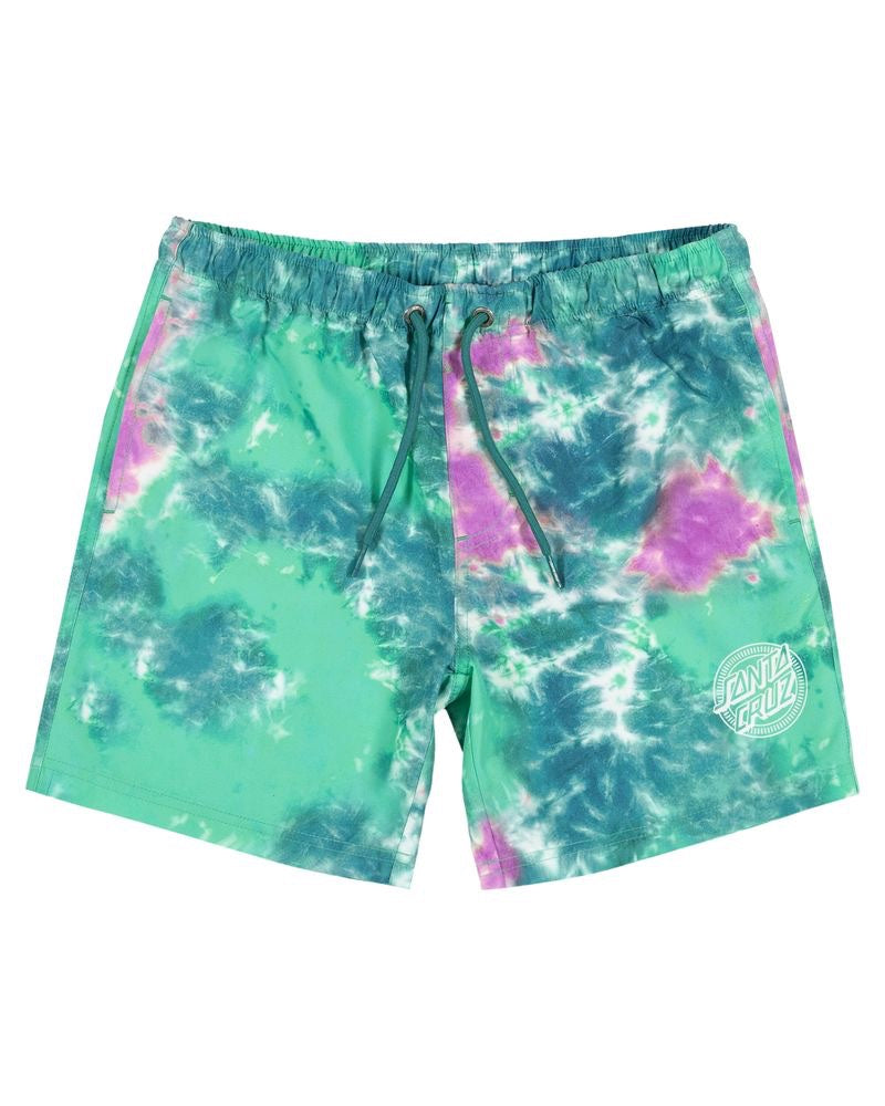 Santa Cruz Youth Industral Dot Mono Boardshort LG Tie Dye