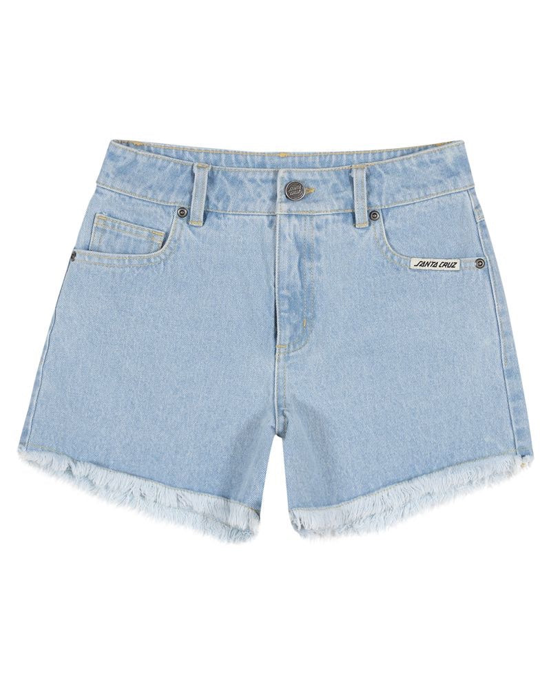 Santa Cruz Youth Girls MFG Retro Dot Jean Short