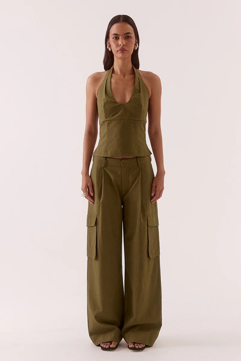 Sovere Sabine Cargo Pant Khaki