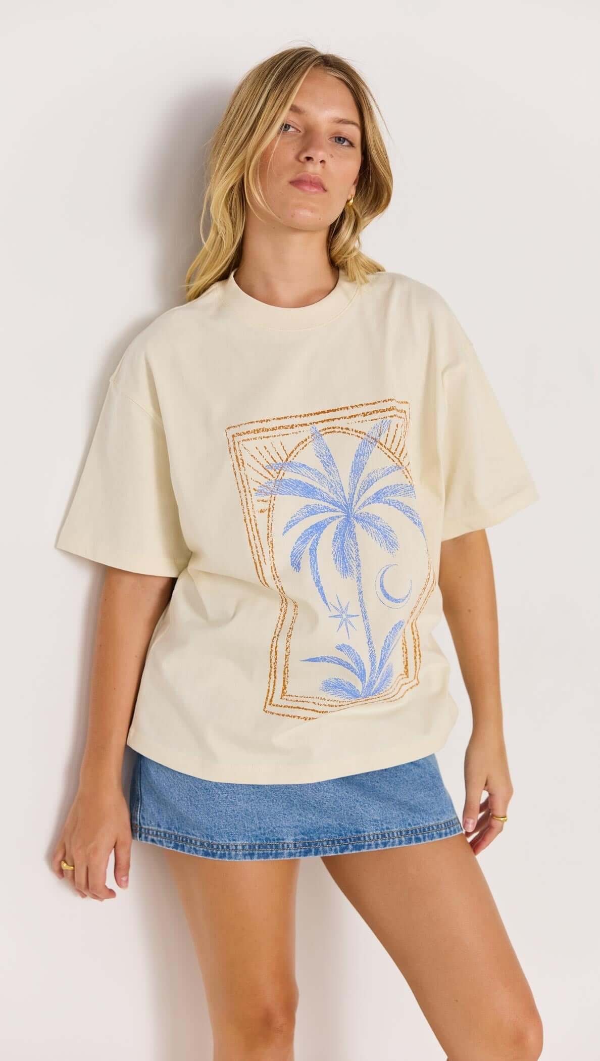 Mink Pink Sirena Oversized Tee