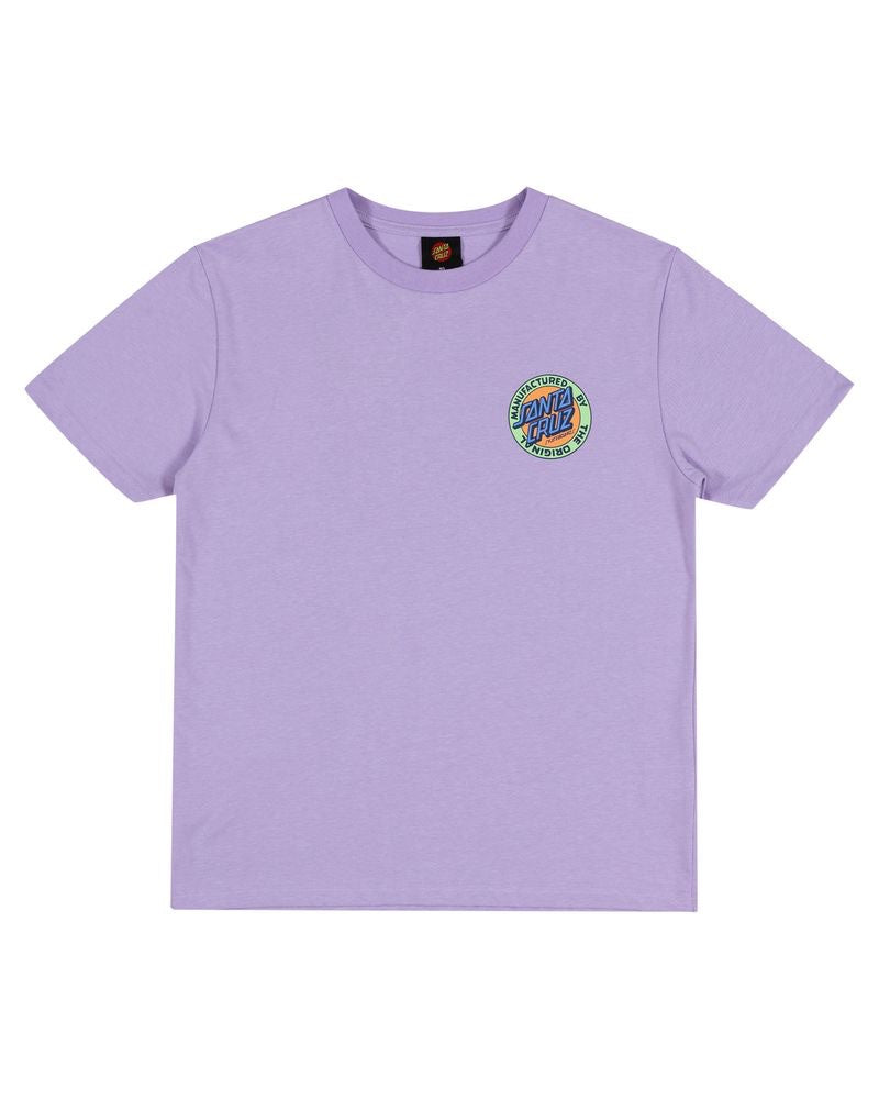 Santa Cruz Youth Girls  MFG Retro Dot Tee Lavender
