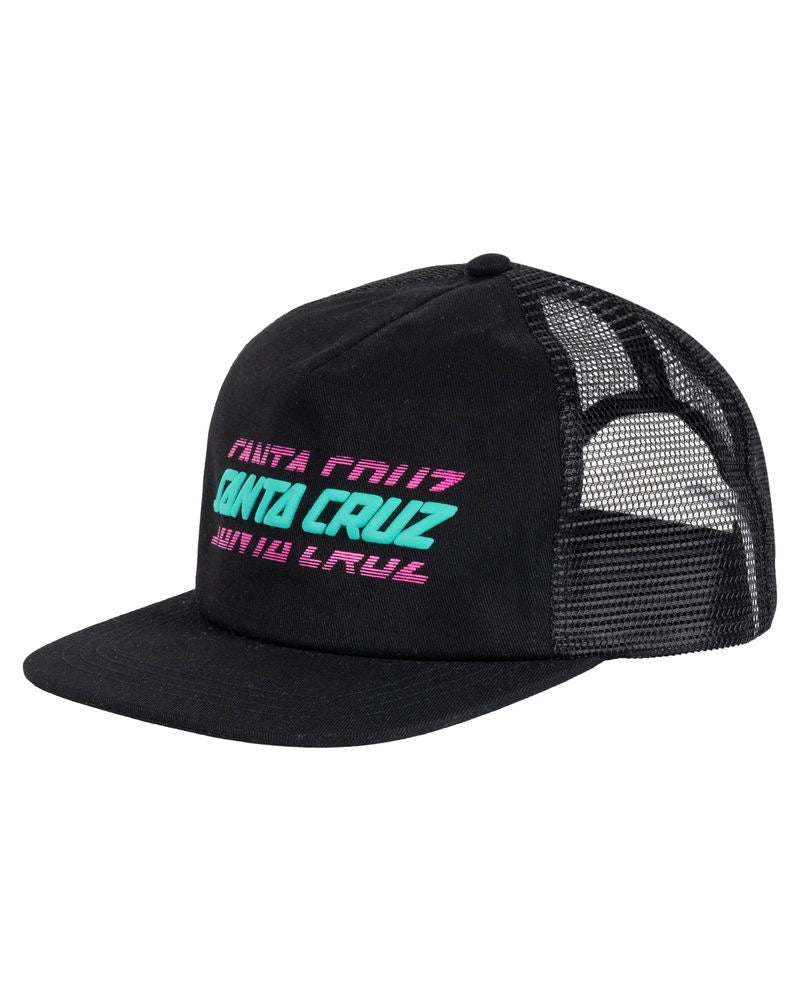 Santa Cruz Youth Multi Split Strip Trucker Cap