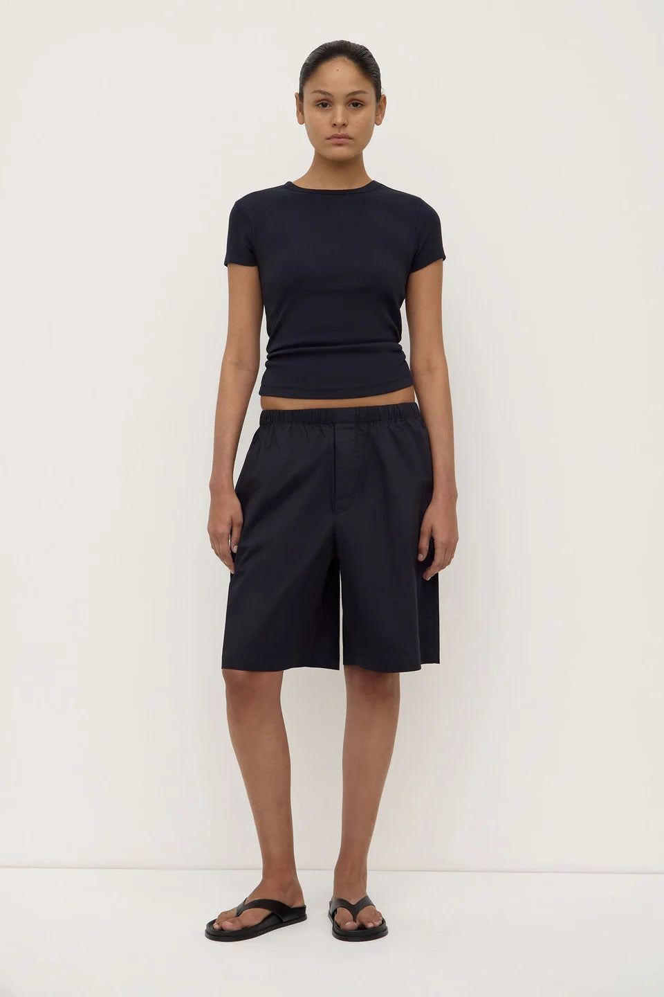 Assembly Linley Rib Tee True Navy