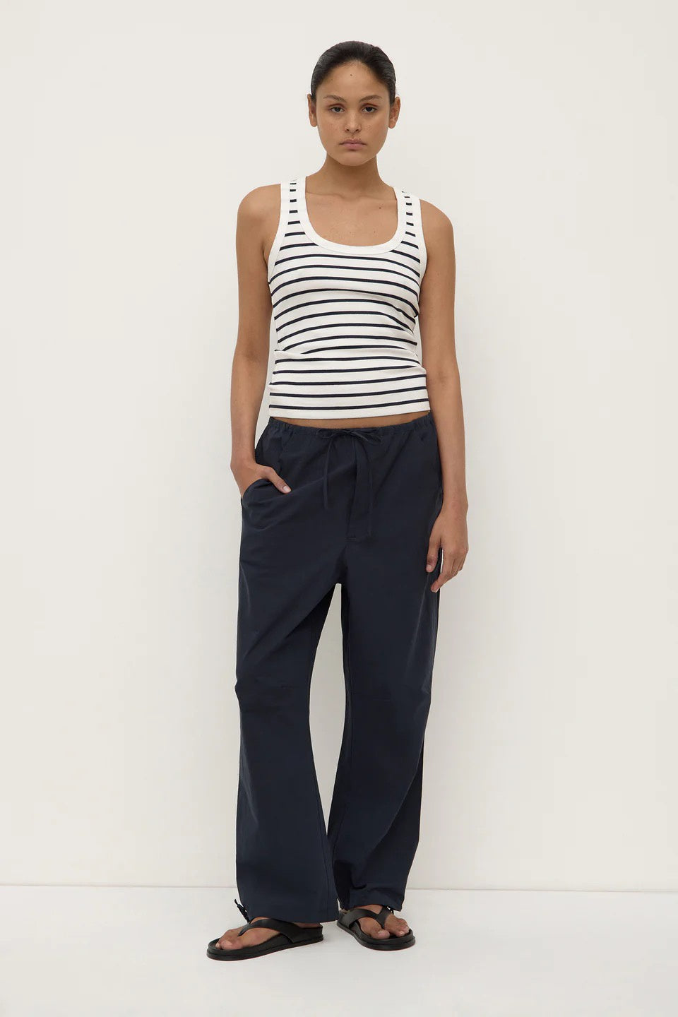 Assembly Rooney Poplin Pant True Navy