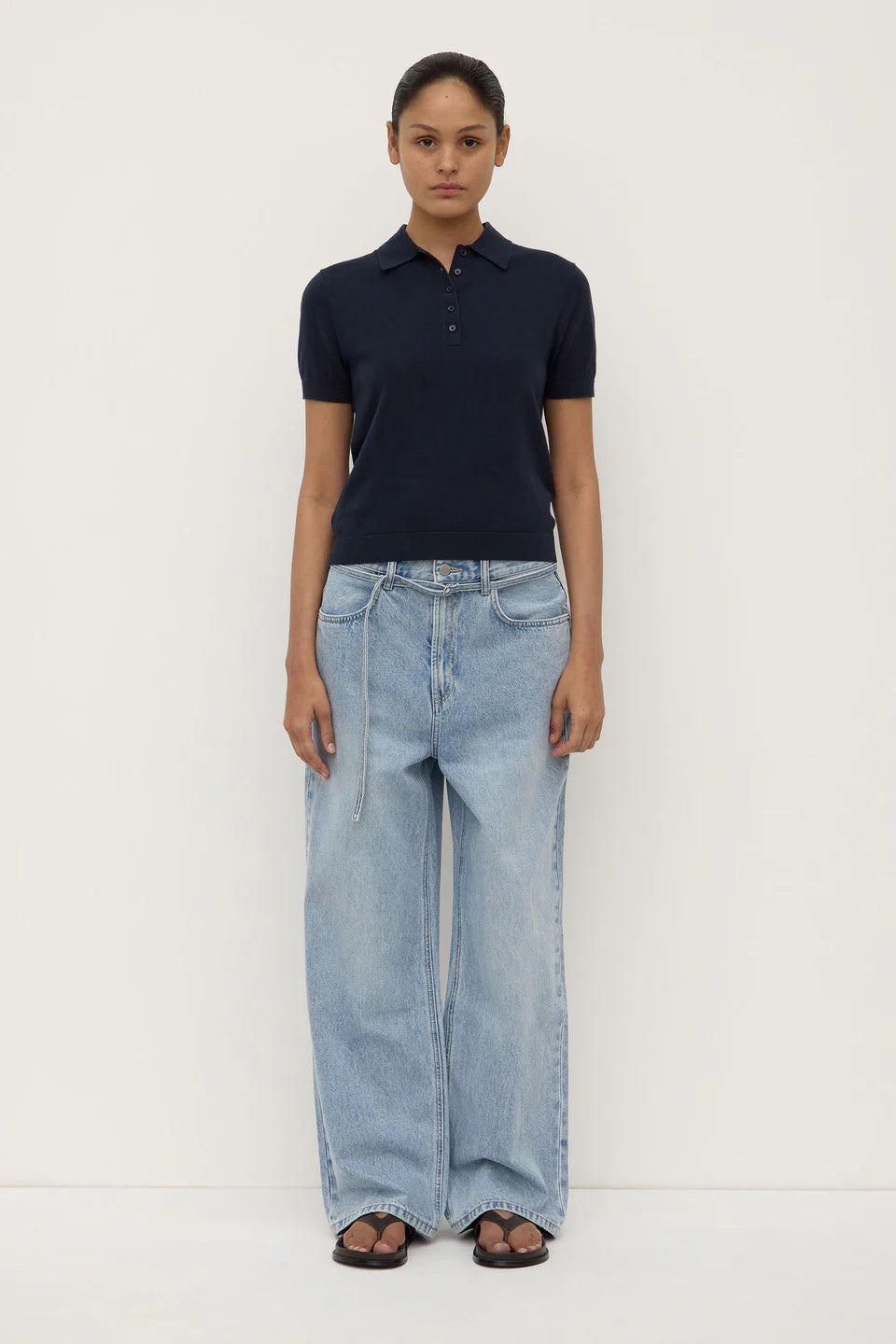 Assembly Sloane Cotton Cashmere True Navy