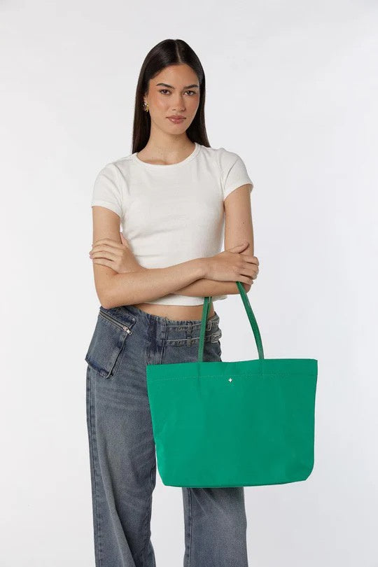 Peta + Jain Cosmo Nylon Tote - Green