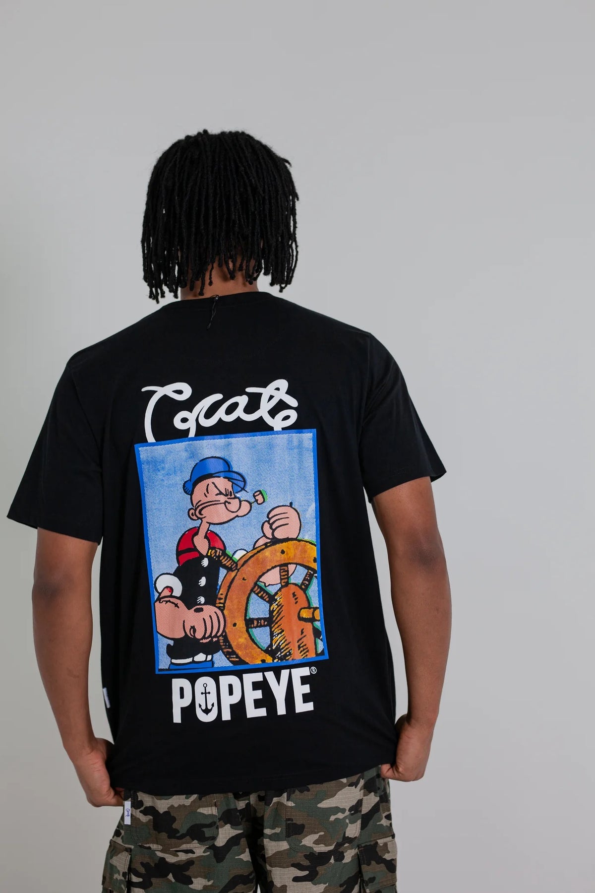 Crate X Popeye Captain T-Shirt Black