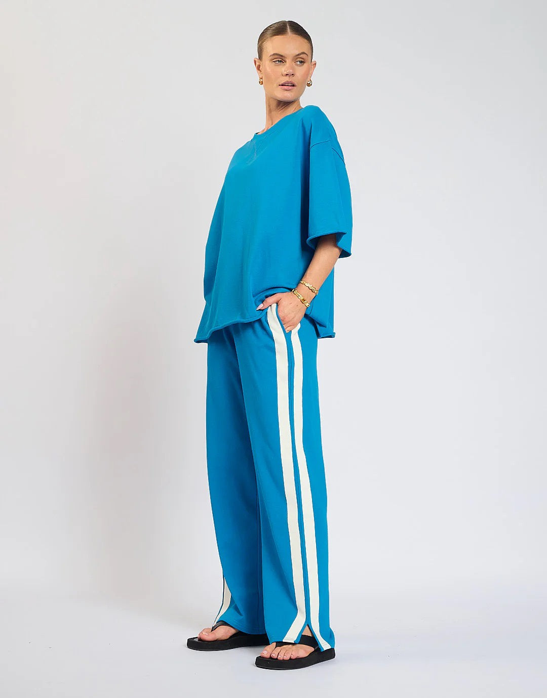 Luna Lane The Marley Pants/Azure Blue