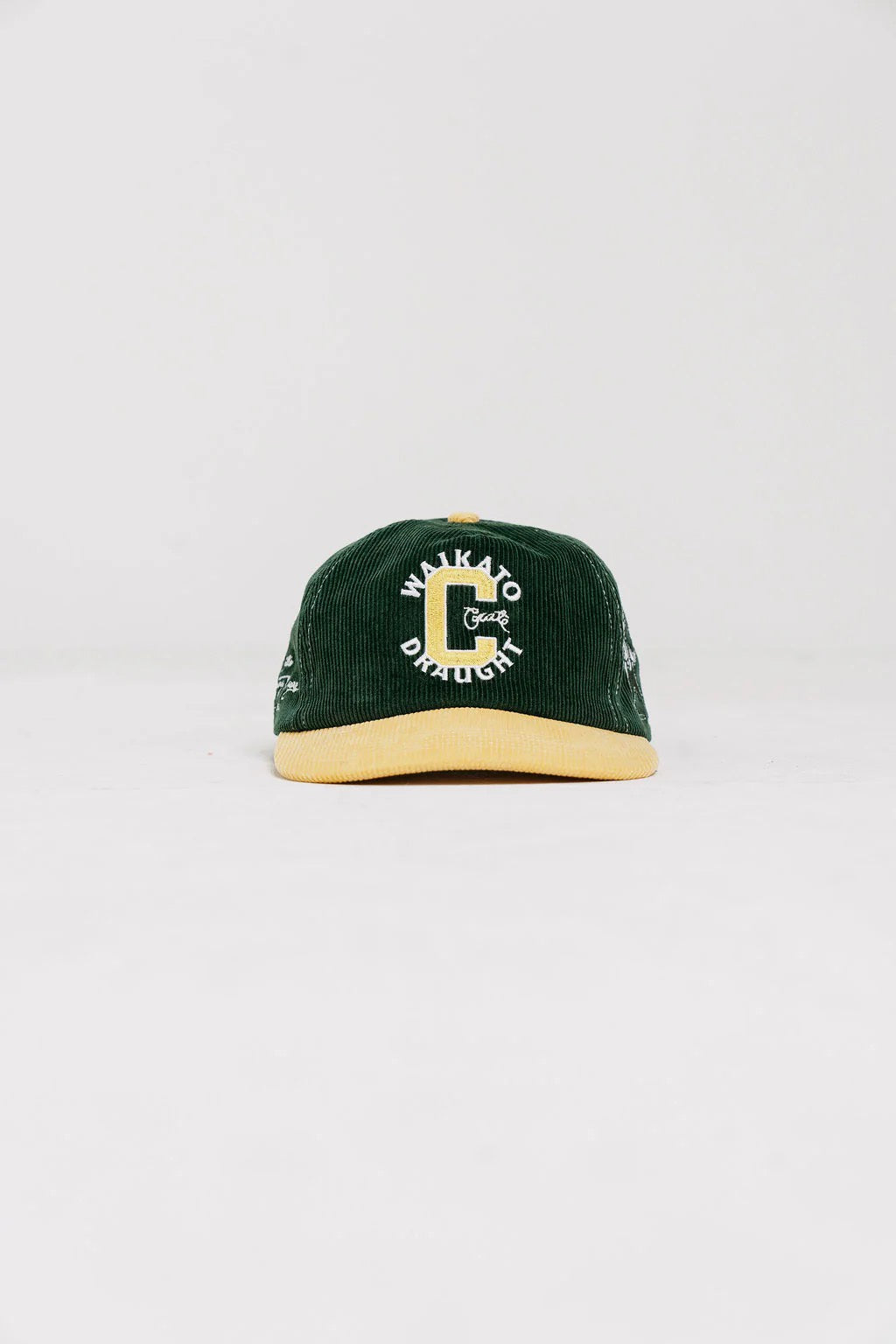 Crate X Willie The Waiter Cords Snapback Pine/Gold