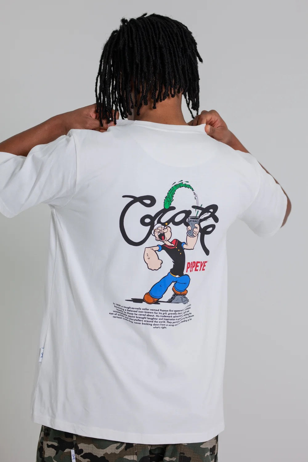 Crate X Popeye Spinach T-Shirt White