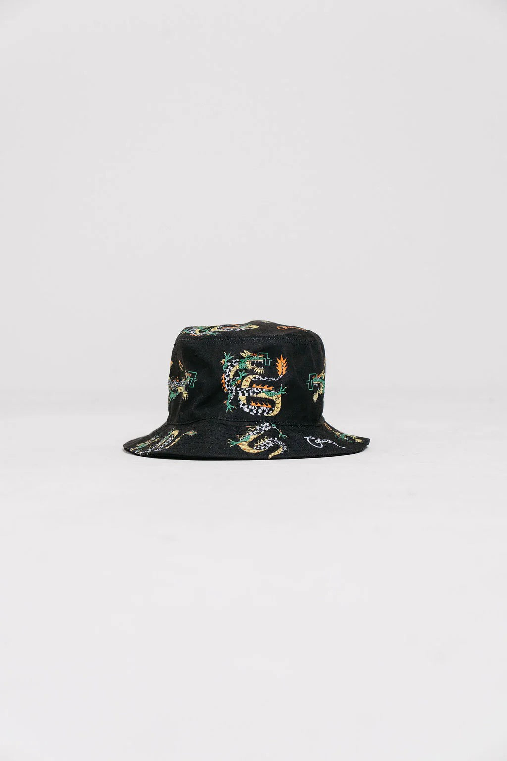 Crate Check Dragon Reversible Bucket Hat