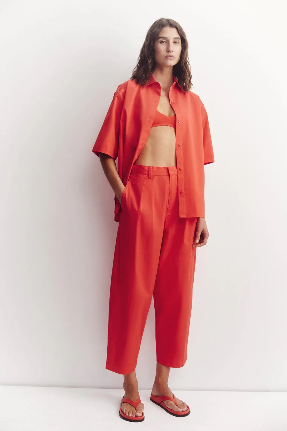 Assembly Geno Poplin Pant Chilli