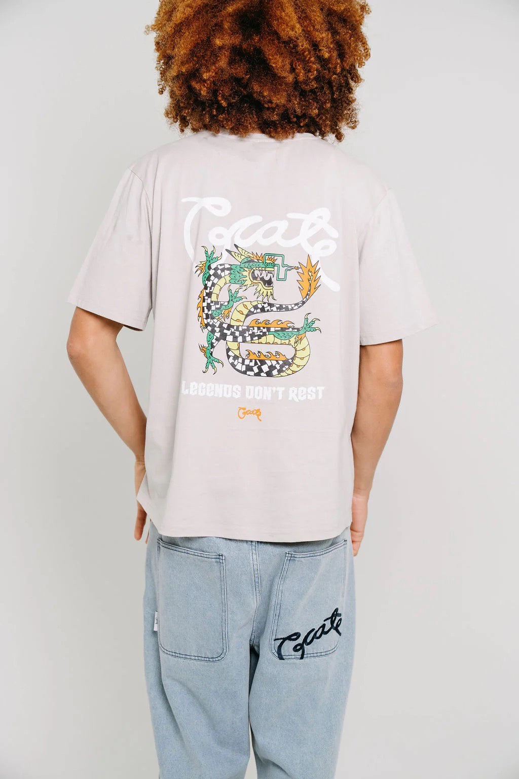 Crate Legends Scripted T-Shirt Grey