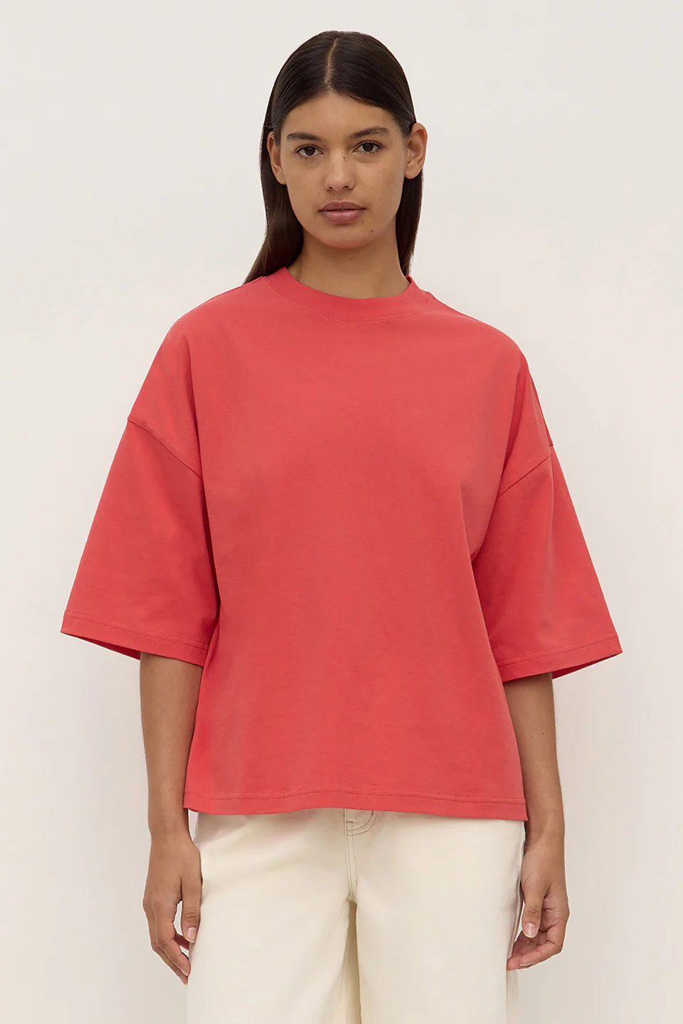 Assembly Max Cotton Oversized Tee Washed Chilli