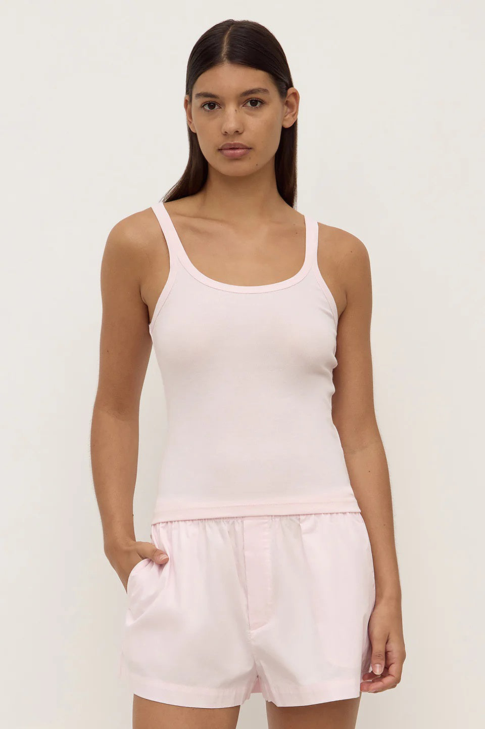 Assembly Charlie Rib Tank Blossom