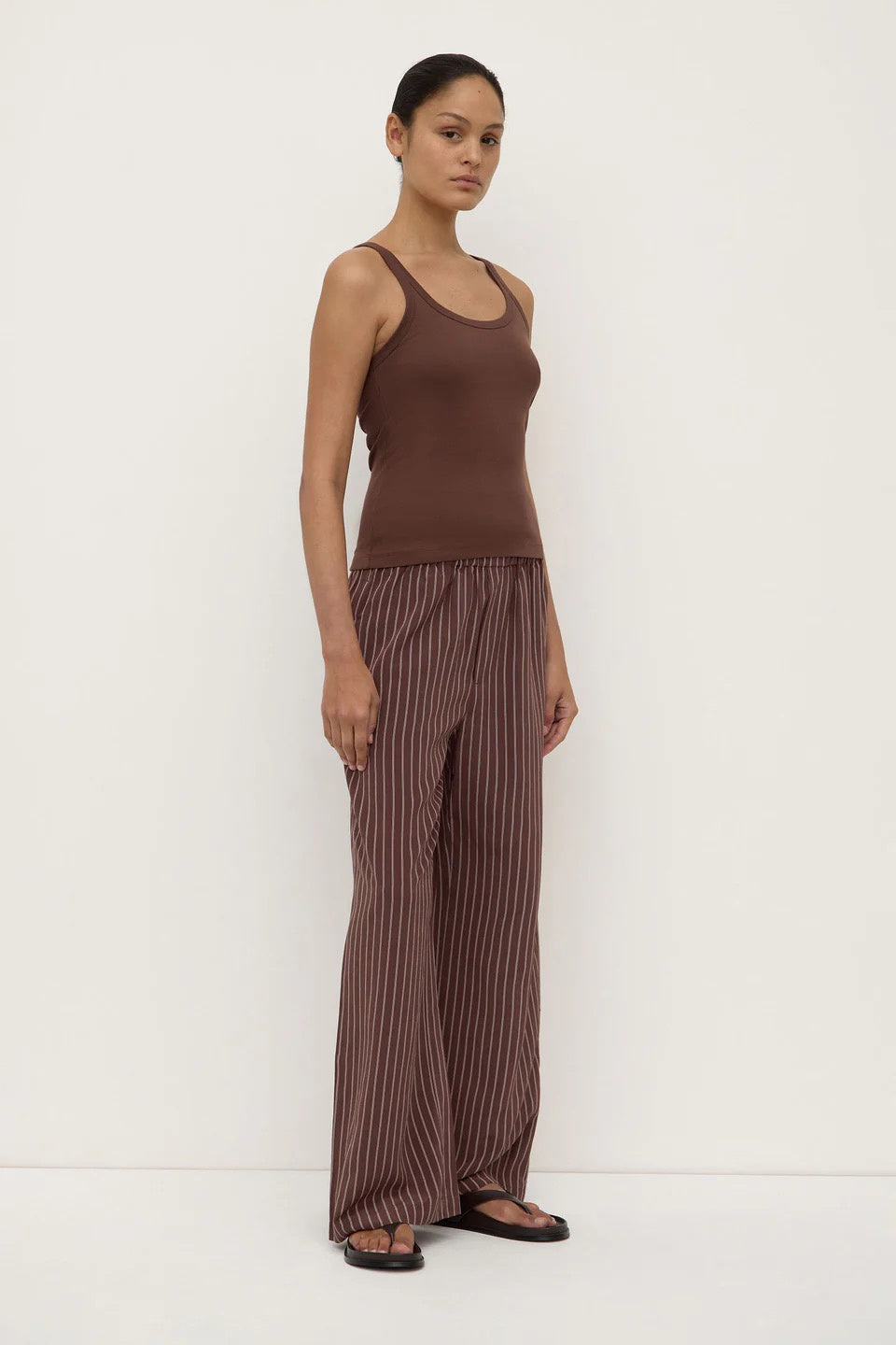 Assembly Charlie Rib Tank Espresso