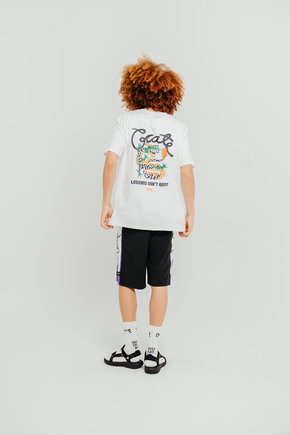 Crate Legends Scripted T-Shirt White