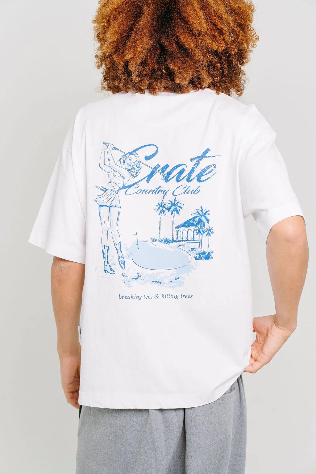 Crate Country Club Box Fit T-Shirt White