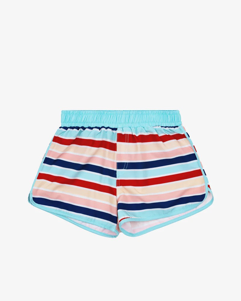 The Girls Club Stripe Board Shorts