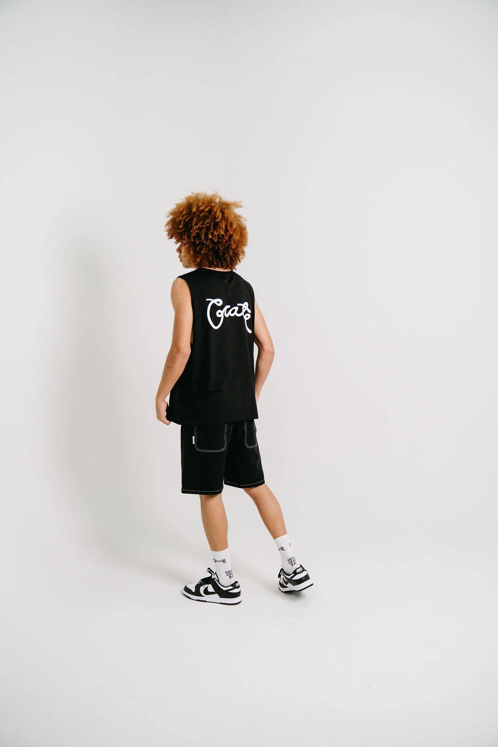 Crate Scripted Muscle Singlet Black