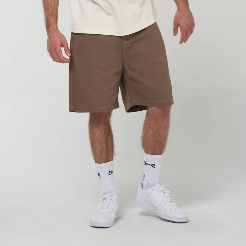 Crate Mens Denim Shorts Chia