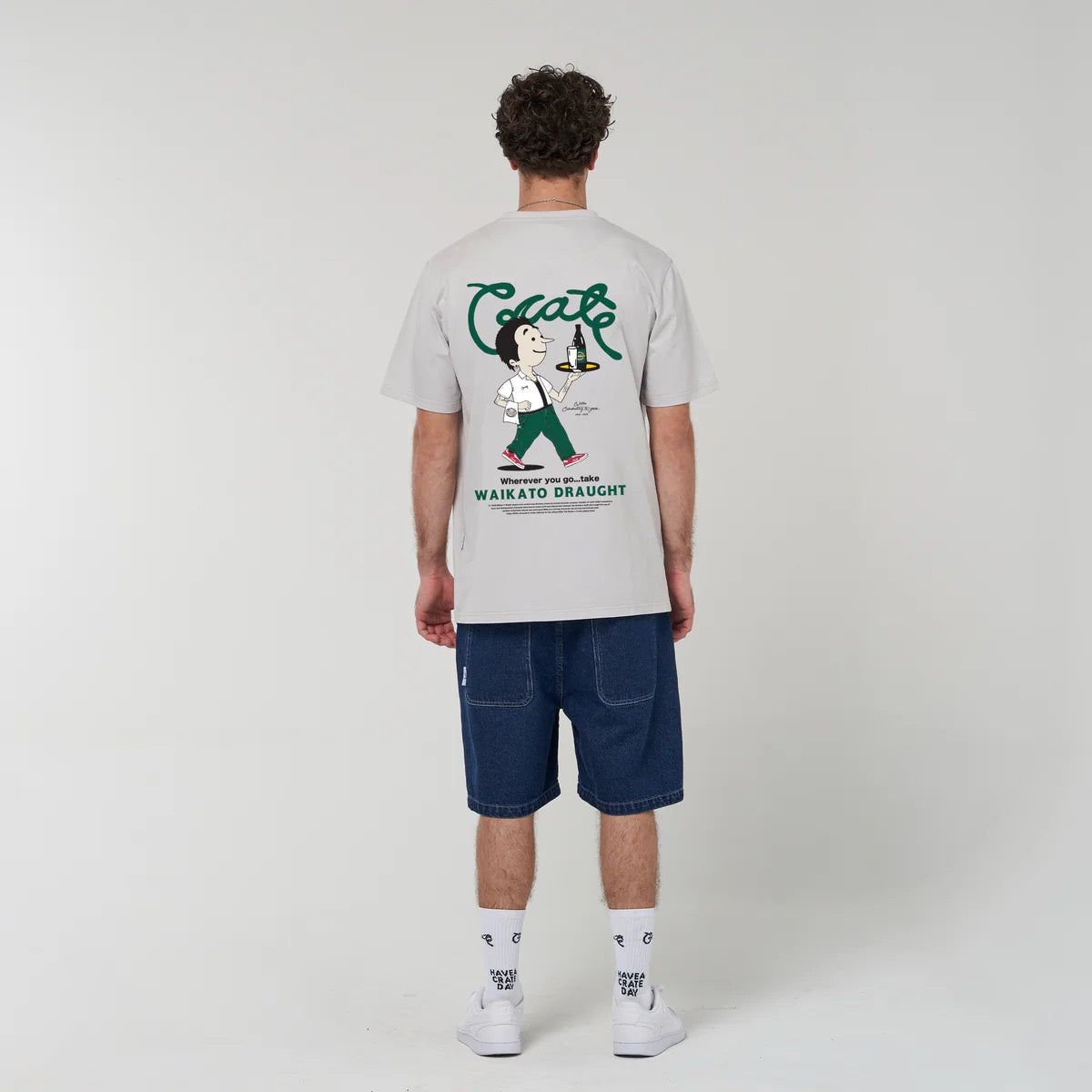 Crate X Willie the Waiter Remix Tee Grey
