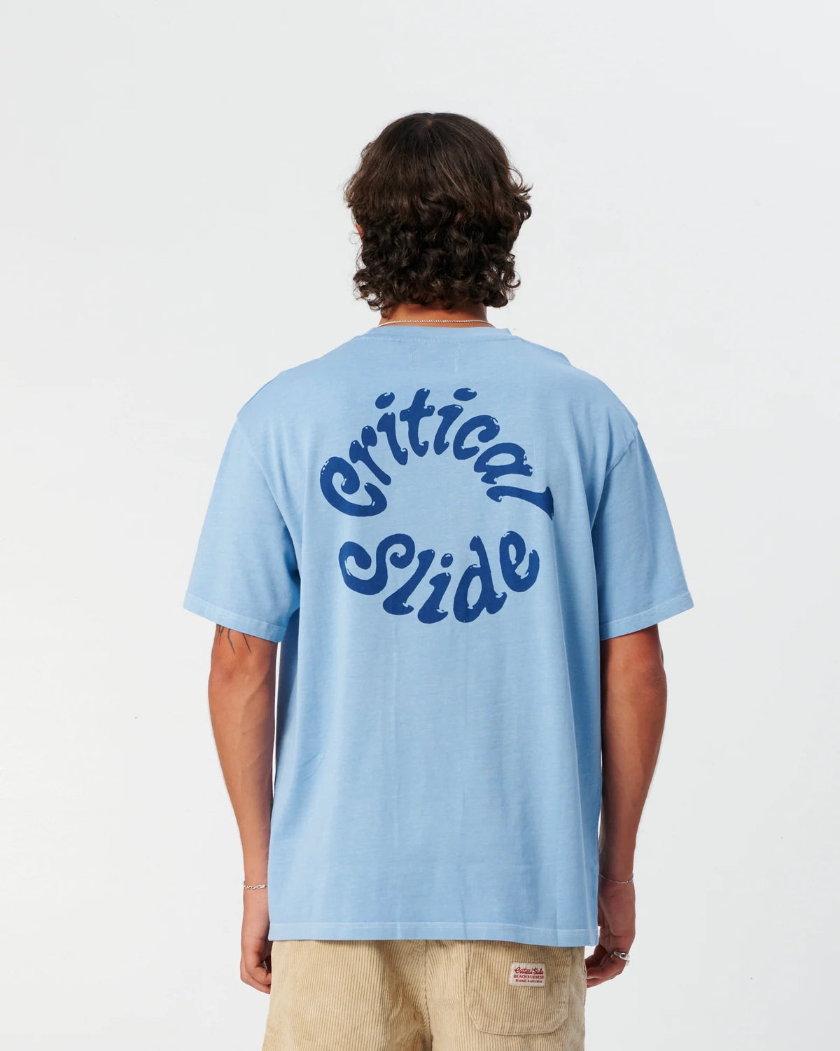 Critical Slide Critical Spiral Tee - Powder Blue