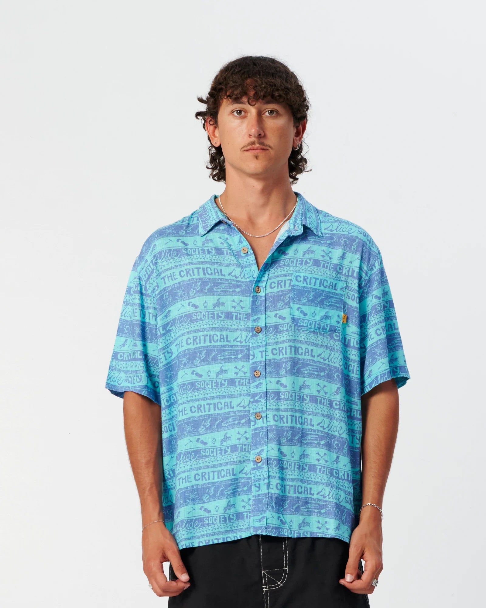 Critical Slide Myth Shirt Blue