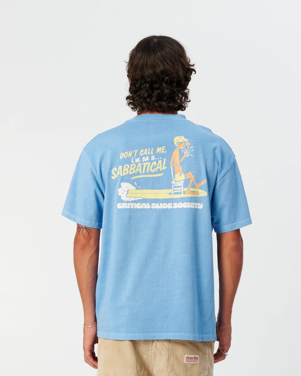 Critical Slide Sabbatical Tee Powder Blue