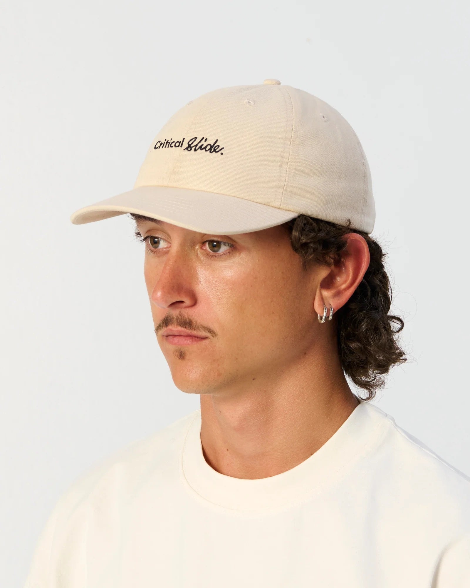 Critical Slide Sun Cured Dad Cap Vintage White