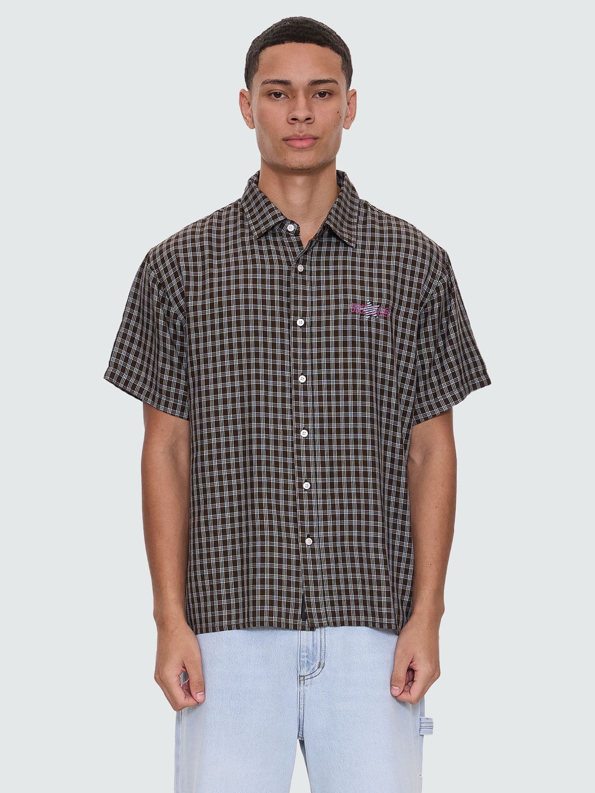 Thrills Supernova Cropped Short Sleeve Shirt Bracken