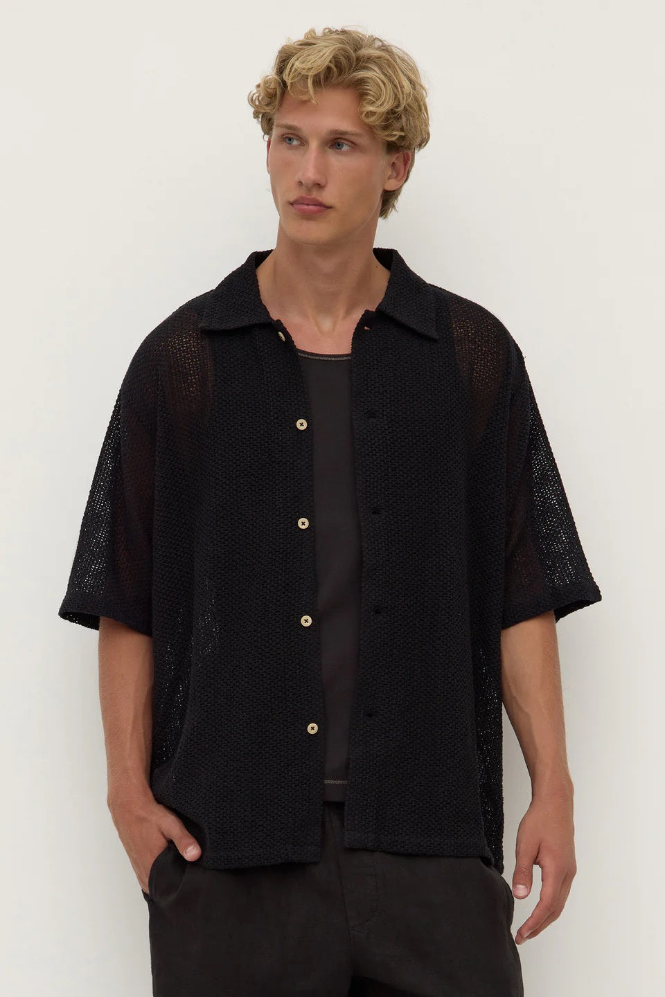 Assembly Tristan S/S Shirt Black