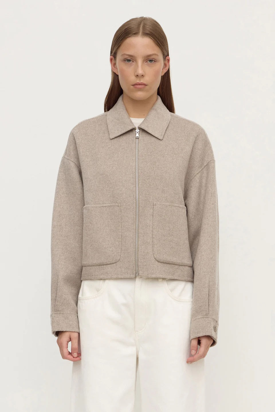 Assembly Dallas Wool Jacket Pebble