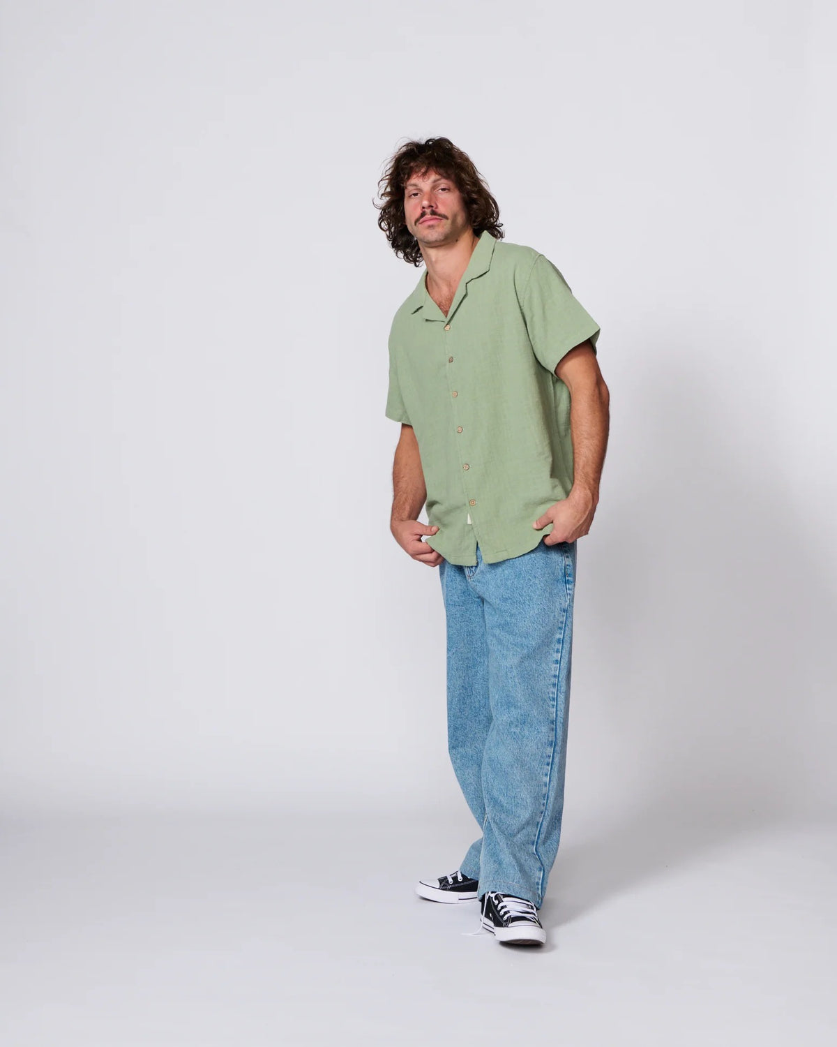 Critical Slide Ernie Resort S/S Shirt Seagrass