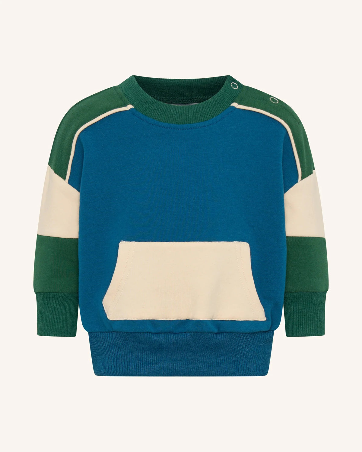 Tiny Tribe Infant Fun Tribe Piping Segment Sweat Top Blue