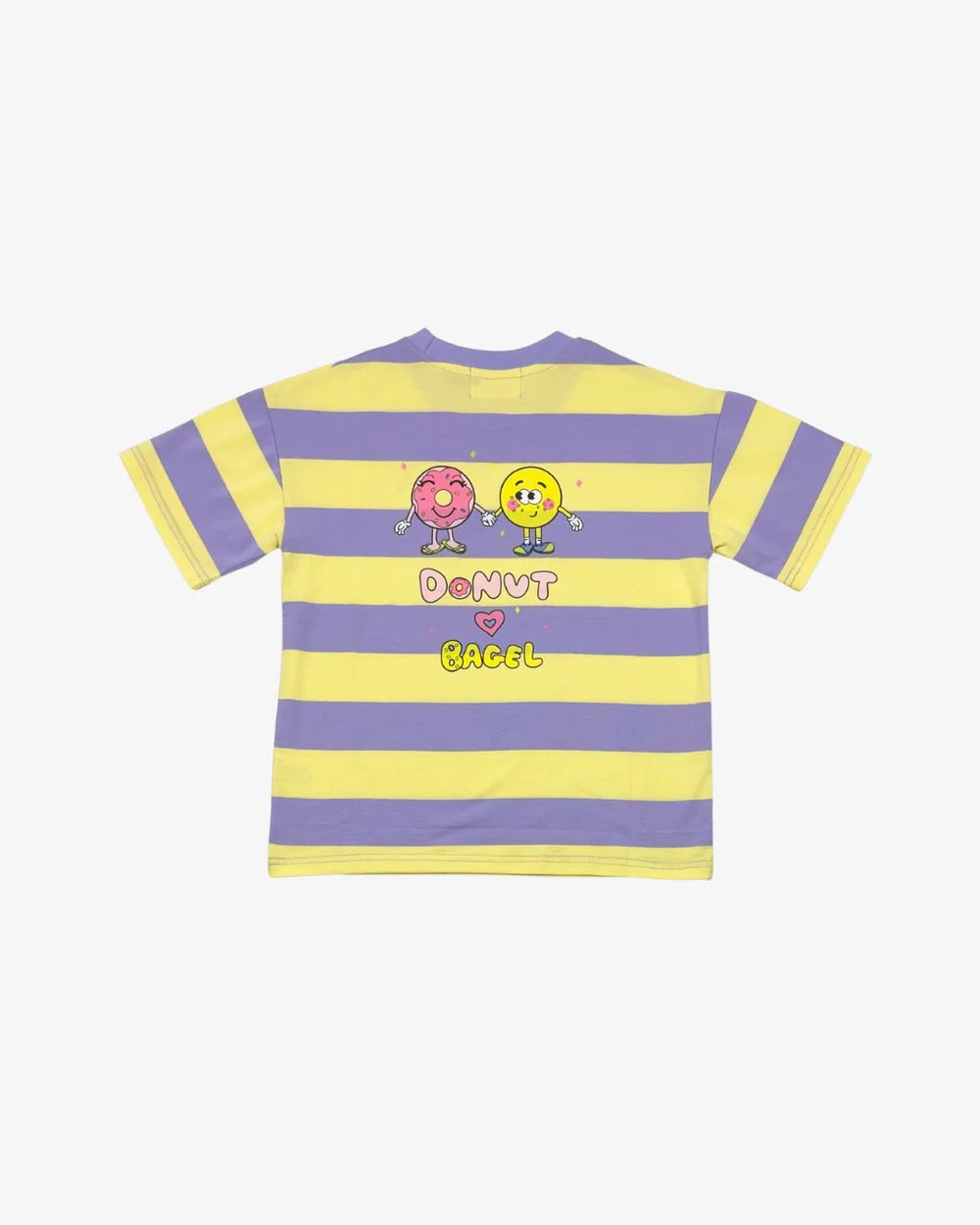 The Girl Club Purple Stripe DLoveB Boxy Tee