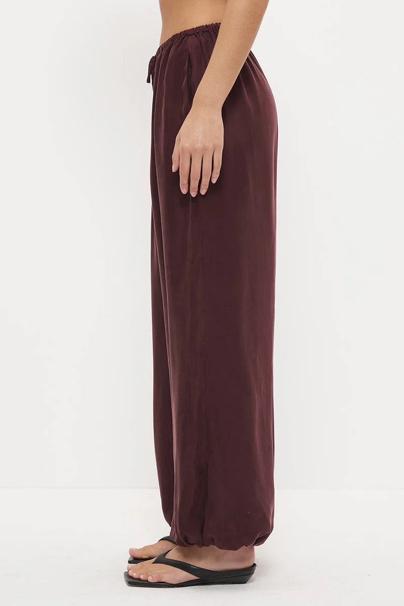 Mon Renn Eadie Harem Pant Chestnut